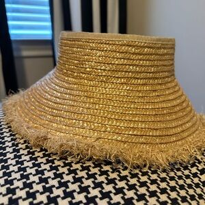 Hat Attack straw hat visor